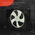 Single Radiator Cooling Fan Assembly with Shroud for 2009 Toyota Matrix