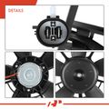 Single Radiator Cooling Fan Assembly with Shroud for 2020 Ram 3500