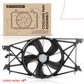 Single Radiator Cooling Fan Assembly with Shroud for 2020 Ram 3500