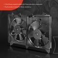 Radiator and Condenser Cooling Fan Assembly with Shroud for 2008 Mazda CX-7