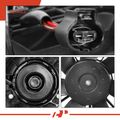 Radiator and Condenser Cooling Fan Assembly with Shroud for 2008 Mazda CX-7