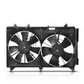 Radiator and Condenser Cooling Fan Assembly with Shroud for 2008 Mazda CX-7