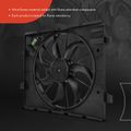 Single Radiator Cooling Fan with Shroud Assembly for 2022 Dodge Durango