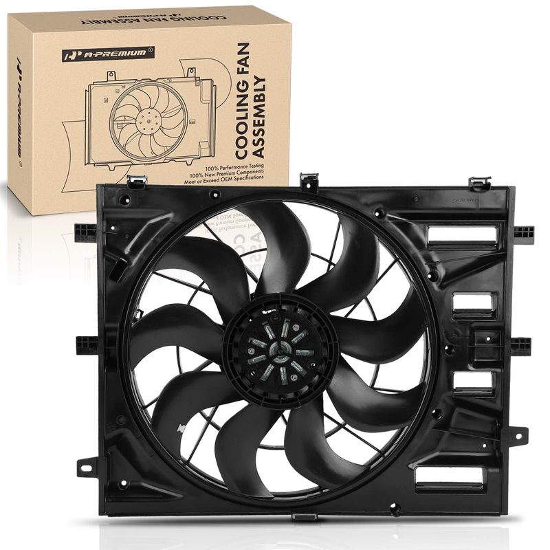 Single Radiator Fan Assembly with Brushless Motor for 2018 Chevrolet Equinox