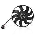 Single Passenger Engine Radiator Cooling Fan with Brushless Motor Assembly for Audi A4 13-14