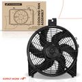 Single AC Condenser Fan with Shroud Assembly for Nissan TITAN Armada Infiniti QX56