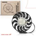 Right Radiator Cooling Fan Assembly with Brushless Motor for 2007 Audi A8 Quattro