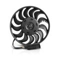 Right Radiator Cooling Fan Assembly with Brushless Motor for 2007 Audi A8 Quattro