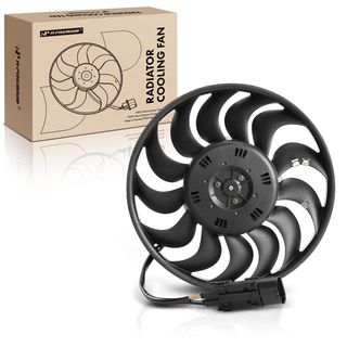 Right Radiator Cooling Fan Assembly with Brushless Motor for Audi A8 Quattro S8