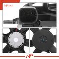 Radiator Cooling Fan Assembly with brushless motor for 2010 BMW X5