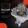 Thermostat Housing Assembly with Thermostat & Sensor for Freightliner Mercedes-Benz