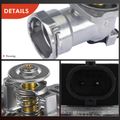 Thermostat Housing Assembly with Thermostat & Sensor for Freightliner Mercedes-Benz