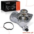 Thermostat Housing Assembly with Thermostat & Sensor for Freightliner Mercedes-Benz