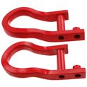 2 Pcs Red Front Tow Hooks for Chevy Silverado GMC Sierra 1500 2007-2019