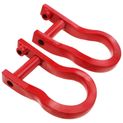 2 Pcs Red Front Tow Hooks for Chevy Silverado GMC Sierra 1500 2007-2019
