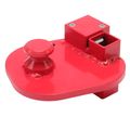 Universal Equipment Lock Steel Ball Ring Hitch Lock Secure Trailer plate steel