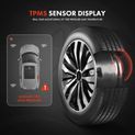 4 Pcs Tire Pressure Monitoring Sensor TPMS 315 MHz for Hyundai Accent Sonata Kia