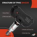 4 Pcs Tire Pressure Monitoring Sensor TPMS 315 MHz for Toyota Sienna Tundra