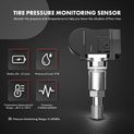 4 Pcs Tire Pressure Monitoring Sensor TPMS 433 MHz for BMW 2 3 4 Series MINI