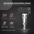 Tire Pressure Monitoring Sensor TPMS 315 MHz for Audi A3 06-13 A4 A5 Q5 VW Golf