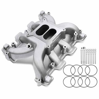 LS Dual Plane Mid-Rise Intake Manifold with Cathedral Port for GM LS1 LS2 LS6
