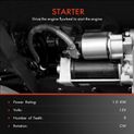 Starter for Honda CR-V 1998-2001 L4 2.0L Manual Transmission