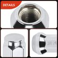 16 Pcs Front & Rear Chrome 3/8-24 Wheel Lug Nut for 2014 Polaris Sportsman ACE