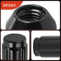 17 Pack with Key Front & Rear M10x1.25 Wheel Lug Nut for Honda Yamaha Kawasaki