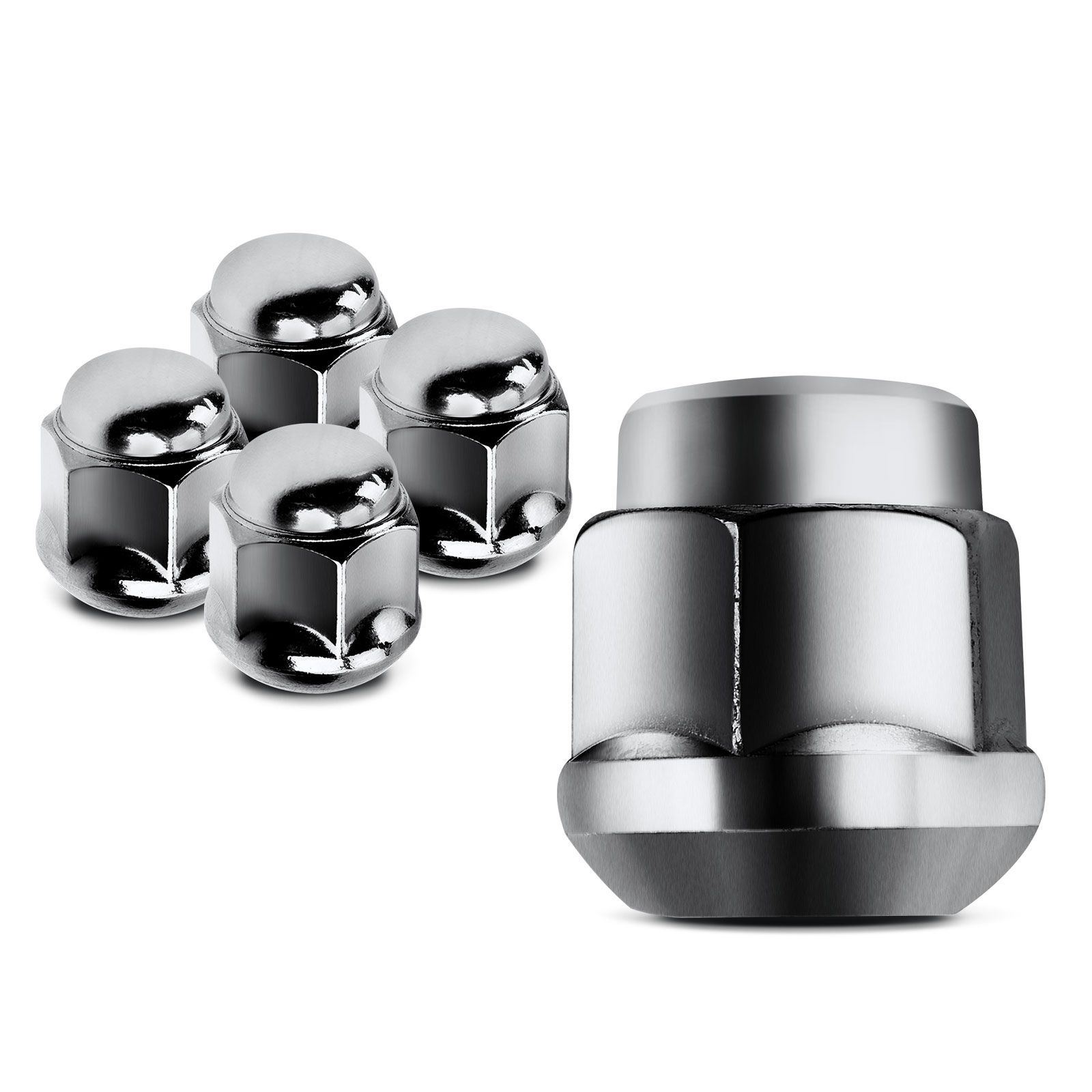 5 Pcs Front or Rear M121.5 Wheel Lug Nut for 2005 Honda Pilot