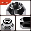 16 Pcs Front & Rear M12-1.5 Wheel Lug Nut for 2007 Hyundai Accent