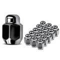 16 Pcs Front & Rear M12-1.5 Wheel Lug Nut for Hyundai Accent 07-09 Sonata Kia Rio