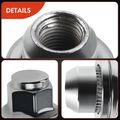 10 Pcs Front or Rear M12-1.25 Wheel Lug Nut for 2012 INFINITI G25