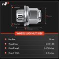 10 Pcs Front or Rear M12-1.5 Wheel Lug Nut for 2017 Lexus RX350