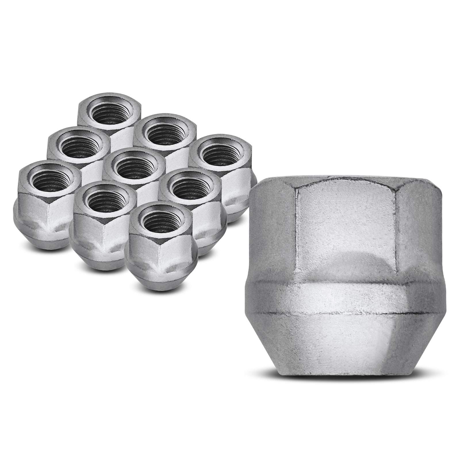 10 Pcs Front or Rear M12-1.5 Wheel Lug Nut for 2004 Saturn Ion