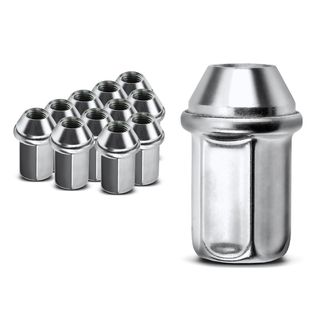 12 Pcs Front or Rear M14-1.5 Wheel Lug Nut for Chevy Silverado GMC Sierra