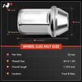 24 Pcs Front & Rear M14-1.5 Wheel Lug Nut for 2006 Chevrolet Express 2500