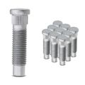 10 Pcs Front or Rear M12-1.50 Wheel Lug Stud for Chevy Malibu Buick Cadillac GMC