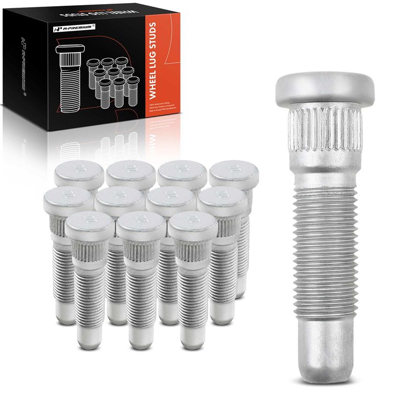 12 Pcs M14-1.50 Wheel Lug Stud for 2000 GMC Sierra 1500