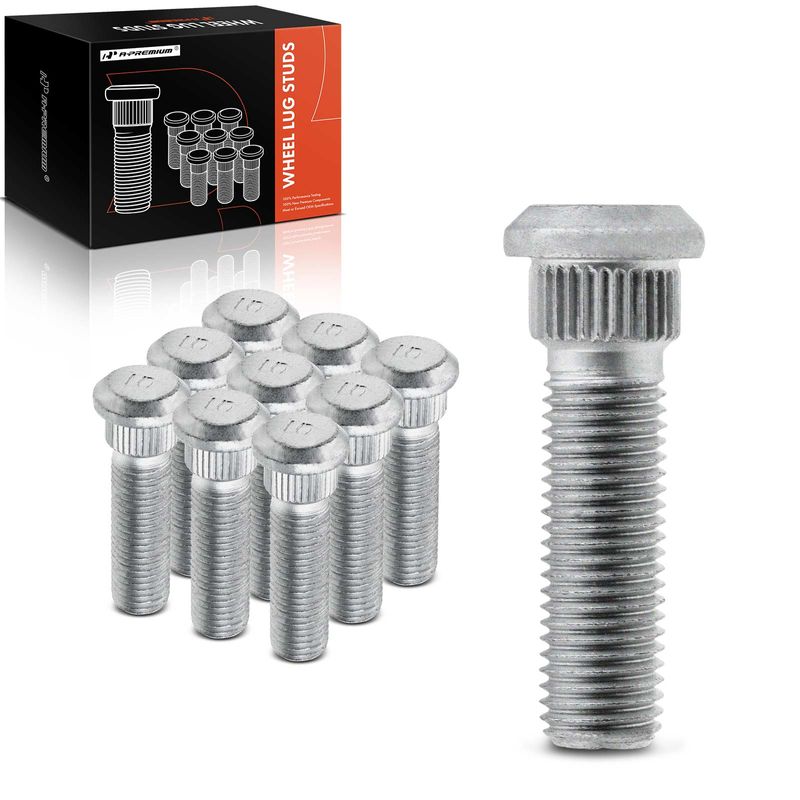 10 Pcs M12-1.50 Wheel Lug Stud for 2008 Jeep Compass