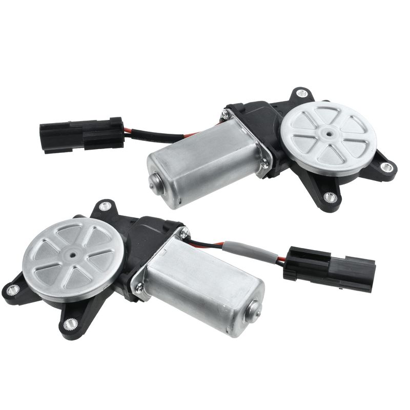 2 Pcs Rear Window Motor for 2018 Chevrolet Silverado 2500 HD