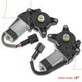 2 Pcs Rear Window Motor for Oldsmobile Alero 1999-2004 Pontiac Grand Am 1999-2005