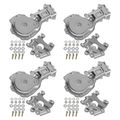 4 Pcs Front & Rear Window Motor for 1987 Oldsmobile Custom Cruiser