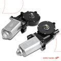 2 Pcs Window Motor for 1989 Dodge W350