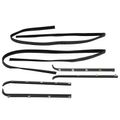 6 Pcs Window Sweep & Run Channel Weatherstrip Kit for Ford Bronco F-150 F-250 F-350