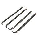 6 Pcs Window Sweep & Run Channel Weatherstrip Kit for Ford Bronco F-150 F-250 F-350