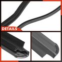 2 Pcs Front Outer Door Weatherstrip Seal for Ford F250 F350 F450 F550 Super Duty