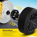 2 Pcs 1.25 inches Black 4x3.93 to 4x3.93 inches Wheel Spacers M12x1.5 54.1mm for 1999 Kia Sephia