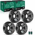 4 Pcs 1.25 inches Black 4x3.93 to 4x3.93 inches Wheel Spacers M12x1.5 54.1mm for Ford Toyota Mazda