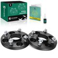 2 Pcs 0.59 inches Black 4x3.93 to 4x3.93 inches Wheel Spacers M12x1.5 57.1mm for 1986 Chrysler Laser