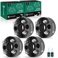 4 Pcs 2 inches Black 4x3.93 to 4x3.93 inches Wheel Spacers M12x1.5 57.1mm for 1982 Plymouth Horizon